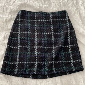 Loft plaid skirt, size 4